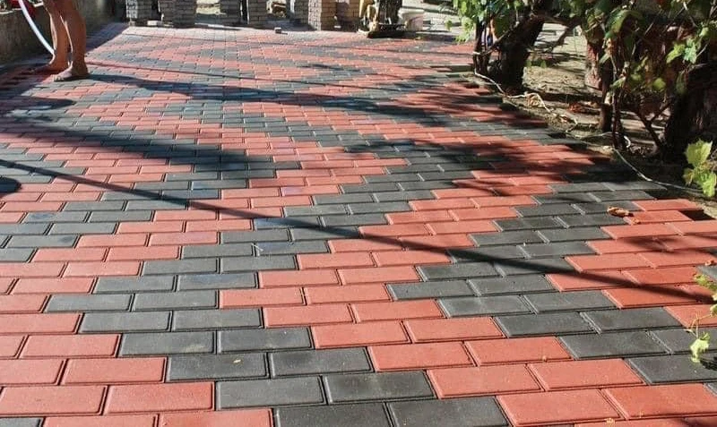 Тротуарная плитка вибропресс кирпич 40мм